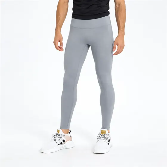 Grey leggings, front view